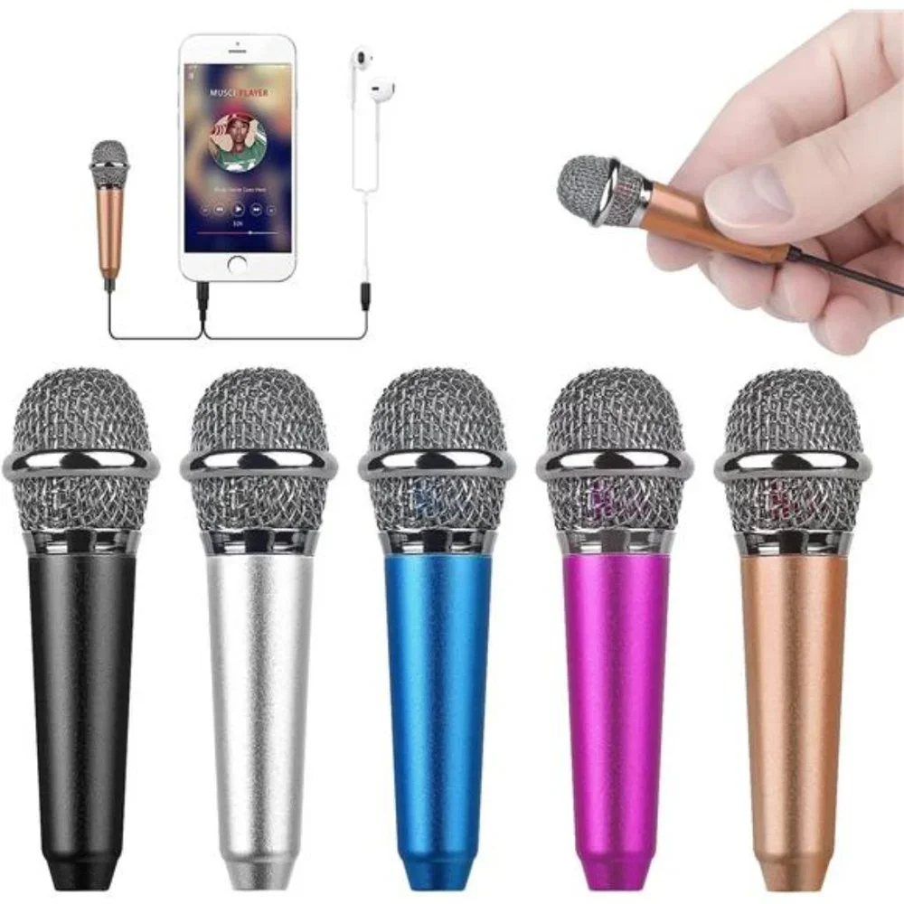 Mini Portable Vocal/Instrument Microphone for Mobile Phone Laptop Notebook Apple